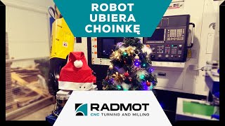 Robot Fanuc ubiera choinkę w RADMOT [upl. by Ardnat494]