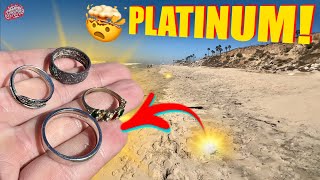 I Found PLATINUM Metal Detecting a Beach NOBODY Wanted to Hunt • Roadtrip Day 10 [upl. by Akyre]