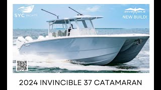 Invincible 37 Catamaran NEW BUILD arriving March 2024 to SYC Yachts on Marco Island [upl. by Annaya]