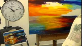 Leonid Afremov  Video blog about copies and recreations [upl. by Yleoj189]