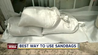 Best ways to use sandbags ahead of Hurricane Irma [upl. by Enella]