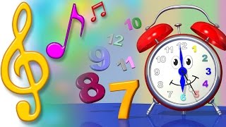 TuTiTu Songs  Clock Song  Songs for Children with Lyrics [upl. by Morgen884]