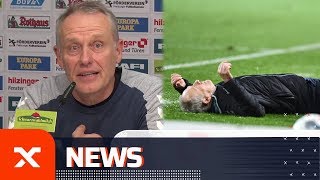 Christian Streich spricht über David Abrahams Bodycheck  SC Freiburg  Eintracht Frankfurt  SPOX [upl. by Sev]