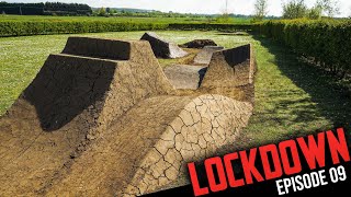 BUILDING MORE NEW BACKYARD DIRT JUMPS AND RIDING THEM LOCKDOWN EP9 [upl. by Lapham]