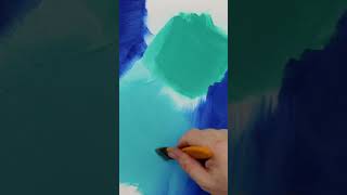 How to do wet on wet acrylic painting [upl. by Atinnor]