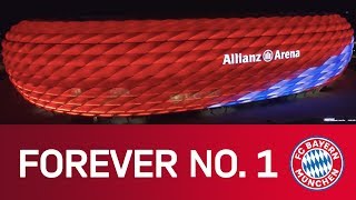 FC Bayern Forever No 1  Spectacular drone views of the Allianz Arena  Music Video [upl. by Otsuaf]