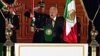 El presidente López Obrador da su sexto y último Grito de Independencia [upl. by Saalocin]