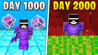 I Survived 2000 Days in HARDCORE Minecraft FULL MOVIE [upl. by Rimaa]