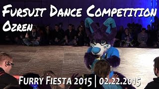 TFF 2015 Fursuit Dance Competition Ozren [upl. by Eynobe94]