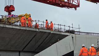 HS2 completes the Colne Valley Viaduct [upl. by Schechter]