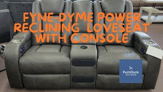 FyneDyme Power Reclining Loveseat With Console Full Review [upl. by Horan]