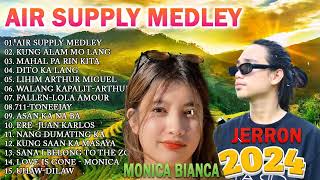 MONICA BIANCA X JERRON TOP Trending Mashup 2024  Air Supply Medley Kung Alam Mo Lang [upl. by Notfilc]