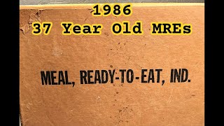 Opening a 1986 Rafco MRE Case Saturday Night Smoke Show 🔴 Live [upl. by Lyndsie]