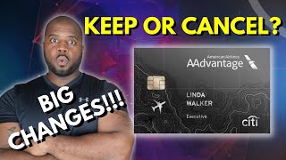 MASSIVE CHANGES to the AAdvantage Executive World Elite MasterCard  Keep Cancel Apply [upl. by Salina816]