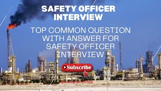 Safety Officer Interview [upl. by Ursuline648]