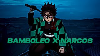 Tanjiro vs Daki「EDIT  AMV」Bamboleo x Narcos  4K [upl. by Nalced]