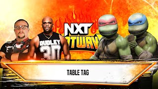 WWE 2K24  DUDLEY BOYZ VS TMNT  TABLE MATCH [upl. by Dlanar]