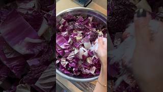 Making PURPLE FRUIT KIMCHI 💜 with hachiya persimmon 🧡 [upl. by Lardner]