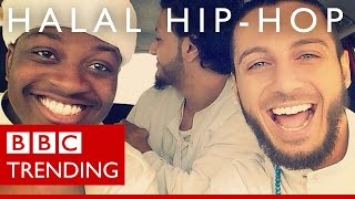 Can HipHop be Halal Deen Squad give rap an Islamic twist  BBC Trending [upl. by Jezrdna]