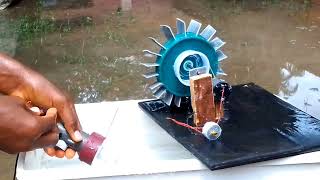 How to generate hydro electricity using water pump [upl. by Darsey958]