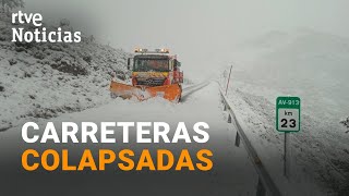 BORRASCA NELSON Las FUERTES LLUVIAS provocan DESBORDAMIENTOS de RÍOS en ANDALUCÍA  RTVE Noticias [upl. by Merta754]