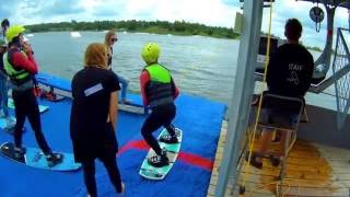 Cable Park  Wake way Wakeboard start Vilnius Git2 [upl. by Hanny242]