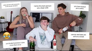 TRUTH OR DRINK WITH MY ROOMMATES exposing ourselves [upl. by Nylecoj795]