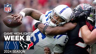 Indianapolis Colts vs Houston Texans  2024 Week 8 Game Highlights [upl. by Myrna]