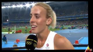 Lynsey Sharp Interview After Race With Caster Semenya  2016 [upl. by Schick]