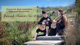 Spanish Dance No 2 “Oriental” Enrique Granados  Davisson Guitar Duo [upl. by Merilee]