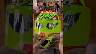 helmet stickers modification 😝😝😝😝  for biker bikerfashion bikefashion trending bike fashion [upl. by Norred]