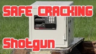 Opening a Safe with a Shotgun  Is it possible [upl. by Annatnom]