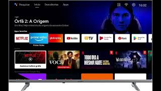 Smart TV 40” Full HD DLED Britânia Android [upl. by Aveer]