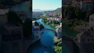 📍Mostar Bosnia and Herzegovina 🇧🇦 Have you heard or visited this amazing place [upl. by Yensehc]