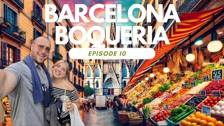 Exploring La Rambla  La Boqueria Market Tour  Barcelona Travel Vlog 2024 [upl. by Annabelle]