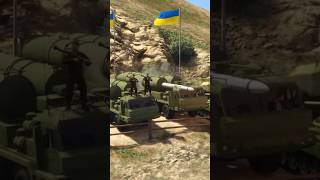 Today Ukrainian S500 Anti Missiles System quick Destroyed Russian military Weapons BaseGta 5 [upl. by Hara]