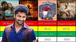 Nani  Hits And Flop Movie List  Nani All Movie  Data Anlysis [upl. by Lorre]