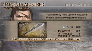 DYNASTY WARRIORS 5 ᴱˣᵗʳᵉᵐᵉ ᴸᵉᵍᵉⁿᵈˢ  Imperial Rescue  Xiahu Dun  Weapon 4th UNDUB [upl. by Asek]