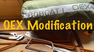 OEX Bobcat 1 Pole Modification  OEX Tent Mod  OEX Bobcat1 OEXBOBCAT1 Coyote Jackal Phoxx [upl. by Rramal]