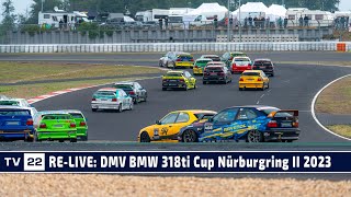 MOTOR TV22 RELIVE BMW 318ti Cup Rennen 2 Nürburgring 2023  ADAC Racing Weekend [upl. by Atiuqram914]