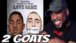 EMINEM VS KENDRICK LAMAR  LOVE GAME  THEY NEED TO COLLAB AGAIN ASAP [upl. by Etep]