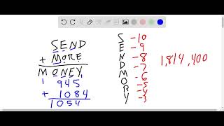 Heres a famous old math puzzle the college student puzzle A student sends home an addition problem [upl. by Tunnell]