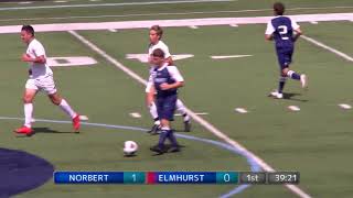 20180902 Elmhurst College Mens Soccer vs Norbery [upl. by Esther]