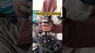 Valve grinding and lappingautomobile cylinderhead [upl. by Orvil]