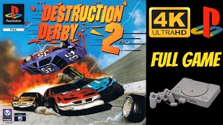 Destruction Derby 2  PS1  4K60ᶠᵖˢ UHD🔴 Longplay Walkthrough Playthrough Full Movie Game [upl. by Leahey]