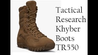 part 2 TACTICAL RESEARCH BY BELLEVILLE KHYBER HOT WEATHER BOOTS [upl. by Tound457]