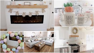 DECORATE WITH ME FOR EASTER  EASTER DECOR HAUL  EASTER DECOR IDEAS 2021 [upl. by Eeniffar]