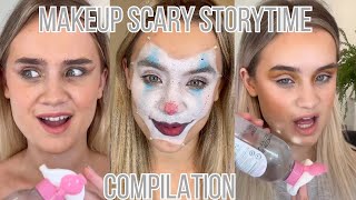 MAKEUP SCARY STORYTIME COMPILATION AUGUST STORYTIME COMPILATION MAKEUP SPOOKY STORYTIME [upl. by Hopfinger155]