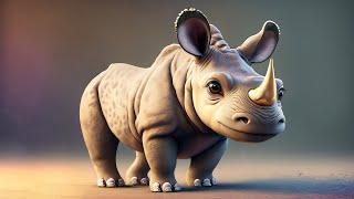 Rhino Sounds Rhino Sound Effects  Wildlife Animals [upl. by Culliton]