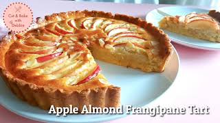 Apple Almond Frangipane Tart Recipe  Melt in your mouth with Almond [upl. by Nnylyram]